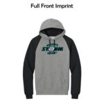 Woodstock Storm Softball Adult Raglan Hoodie Sweatshirt