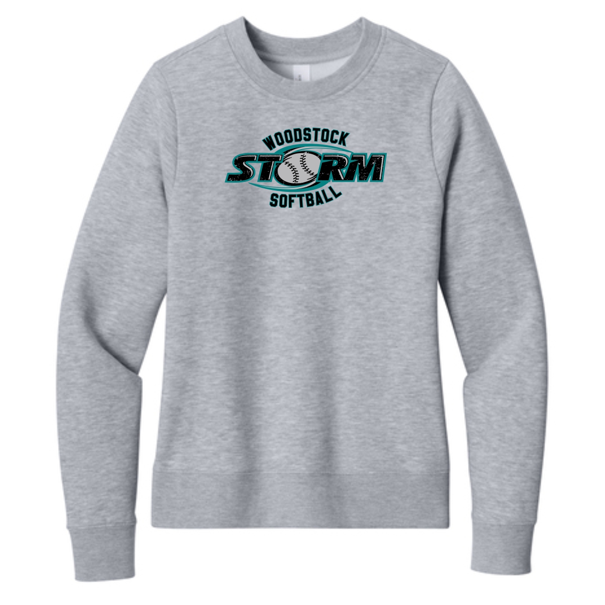 Woodstock Storm Softball Ladies District Fleece Crew - Image 5