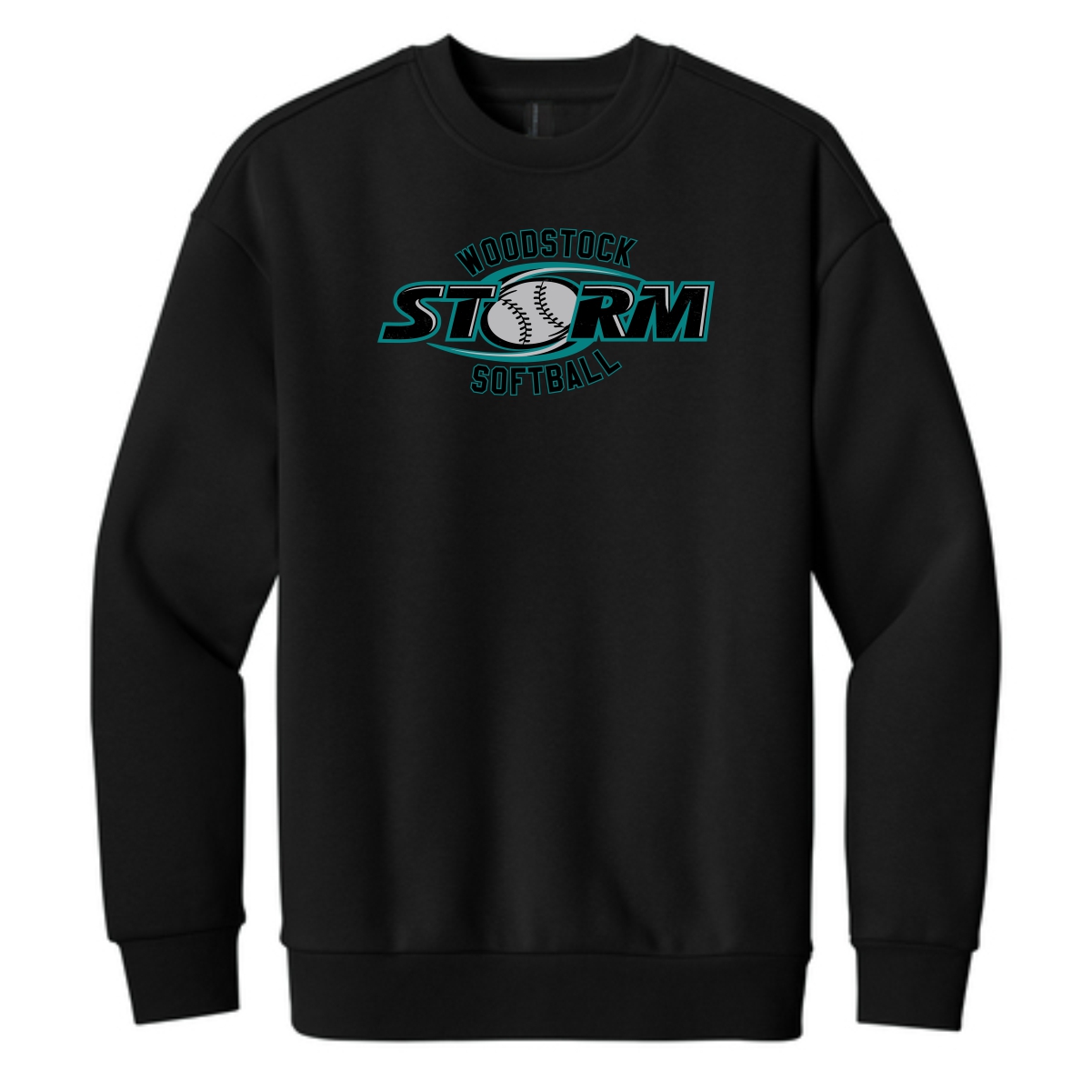 Woodstock Storm Softball Adult District Heavyweight Fleece Crew (Oversized fit) - Image 2