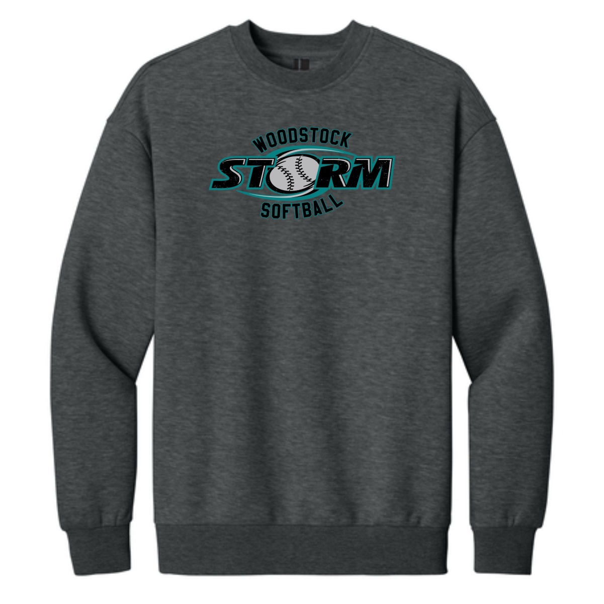 Woodstock Storm Softball Adult District Heavyweight Fleece Crew (Oversized fit) - Image 3