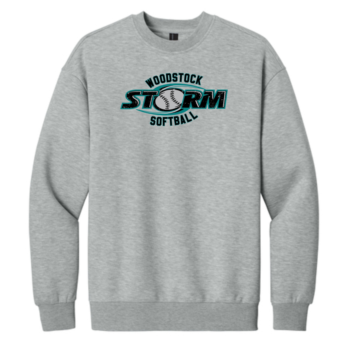 Woodstock Storm Softball Adult District Heavyweight Fleece Crew (Oversized fit) - Image 4