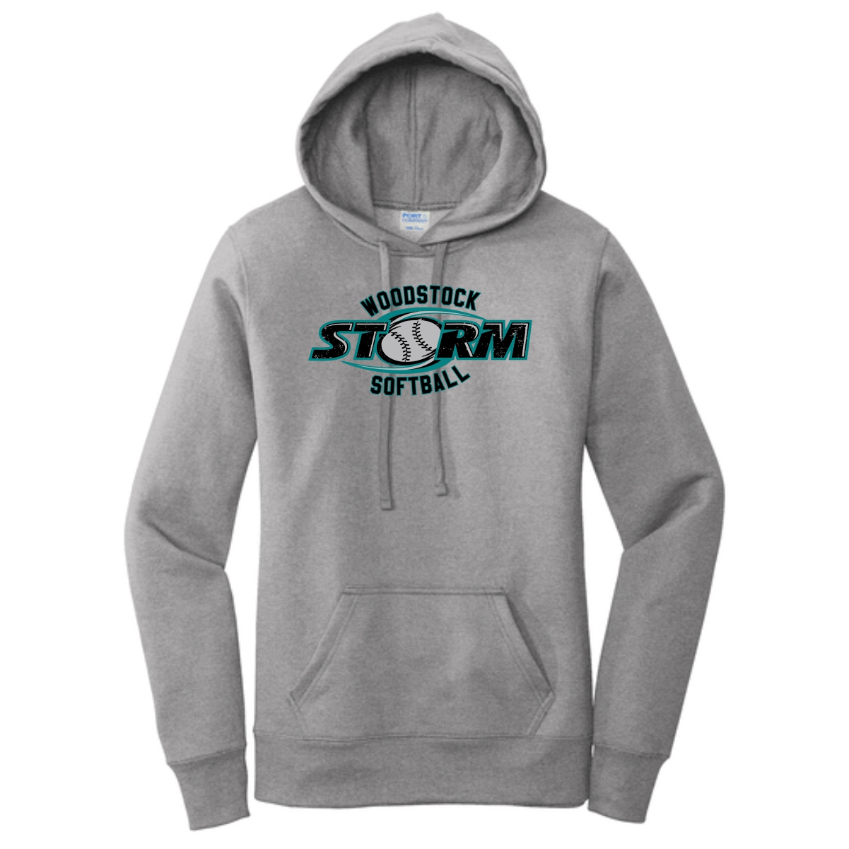 Woodstock Storm Softball Ladies Hooded Sweatshirt - Image 2