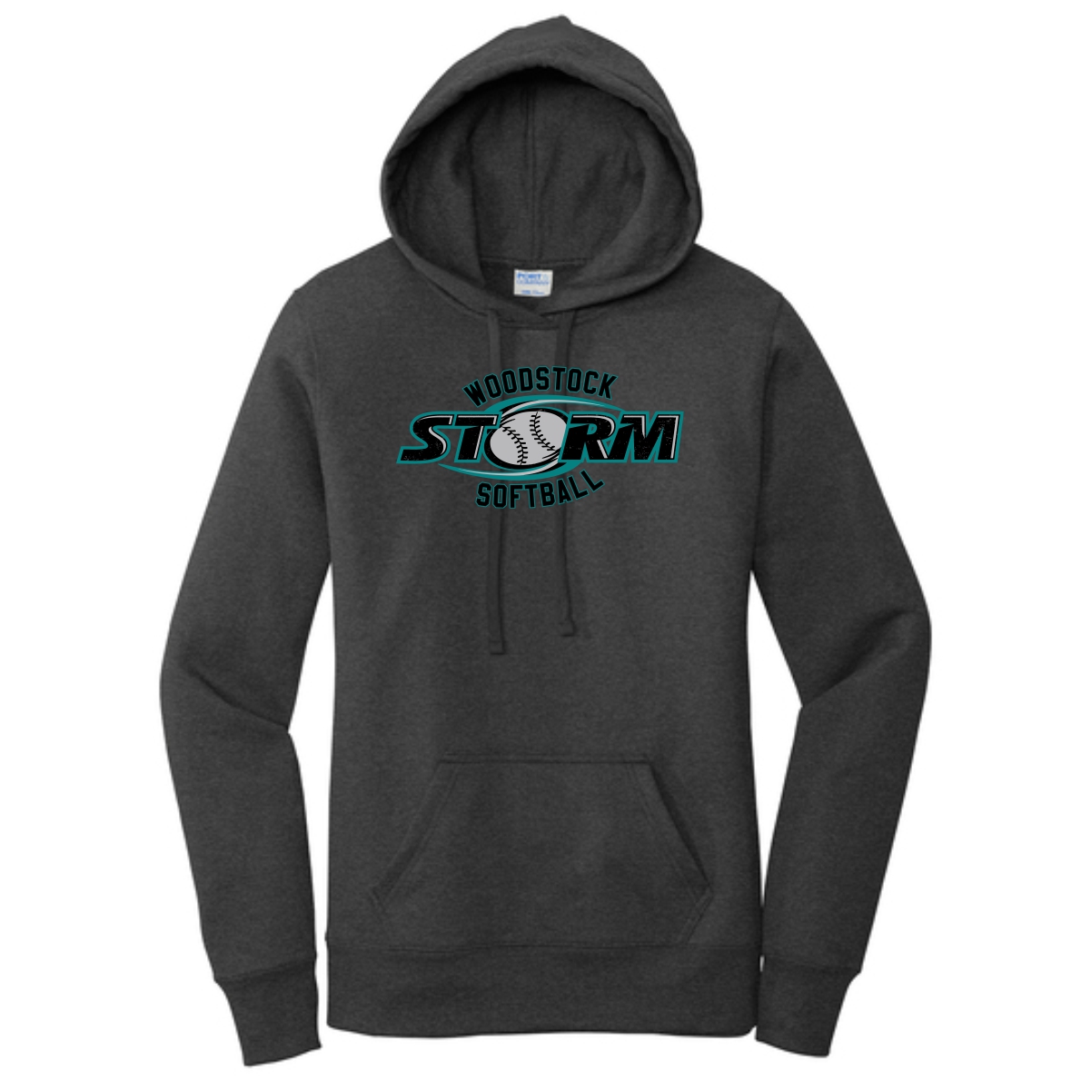 Woodstock Storm Softball Ladies Hooded Sweatshirt - Image 3