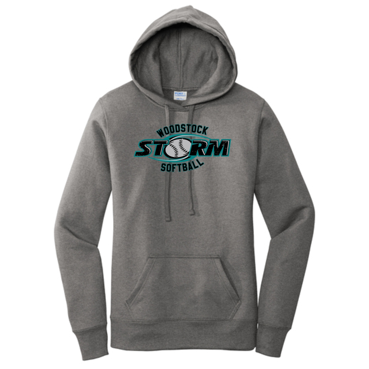Woodstock Storm Softball Ladies Hooded Sweatshirt - Image 4