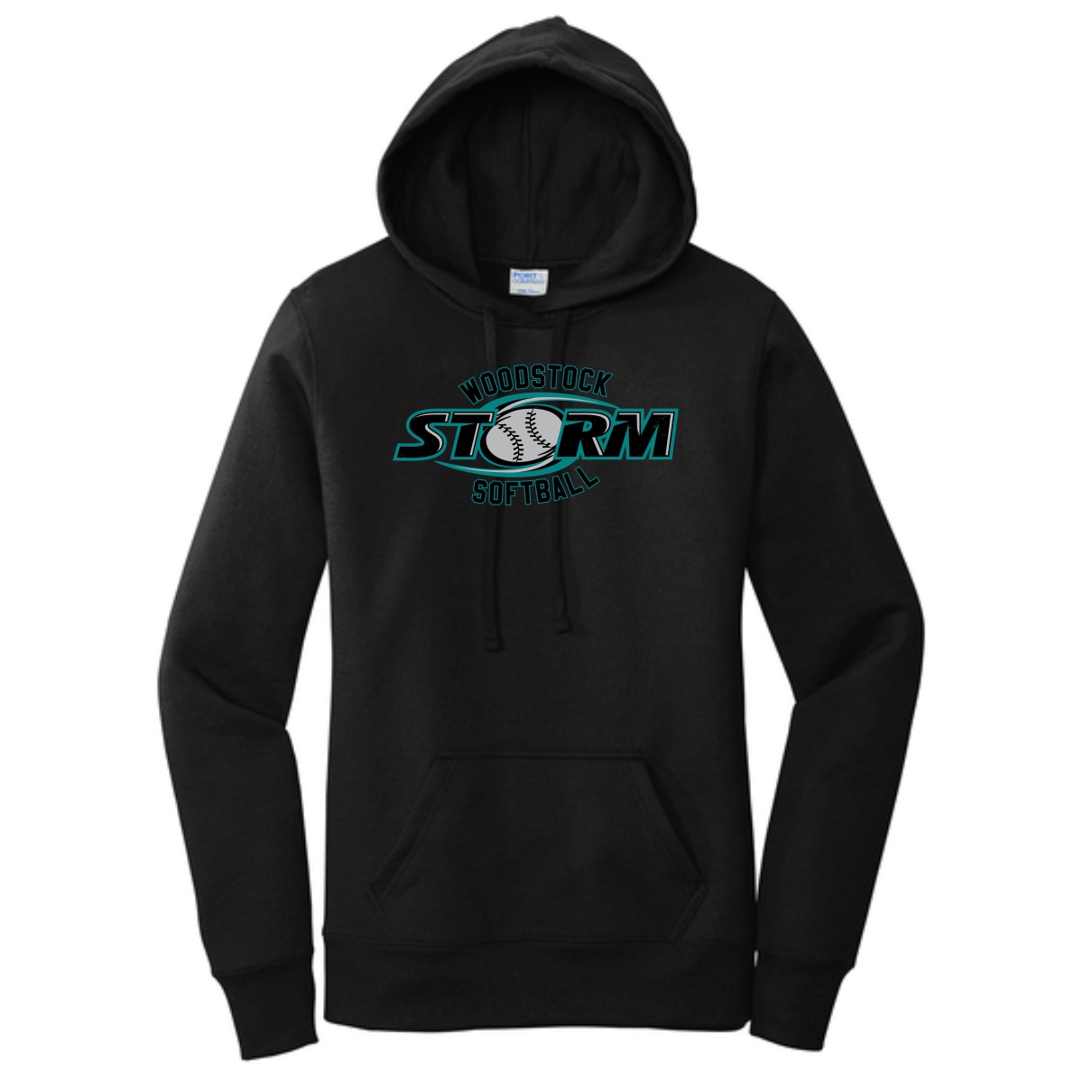 Woodstock Storm Softball Ladies Hooded Sweatshirt - Image 5