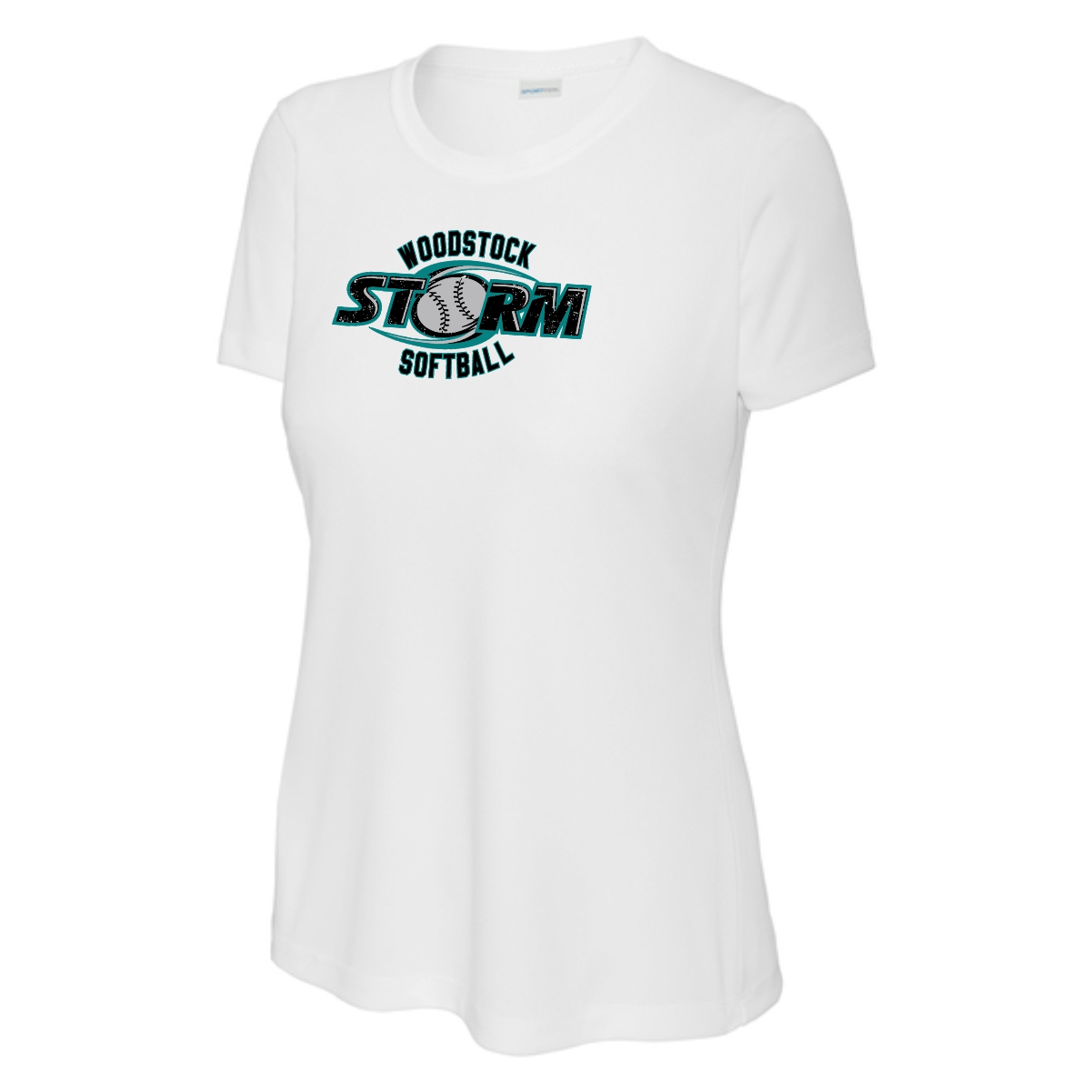 Woodstock Storm Softball Ladies Performance Tee - Image 5