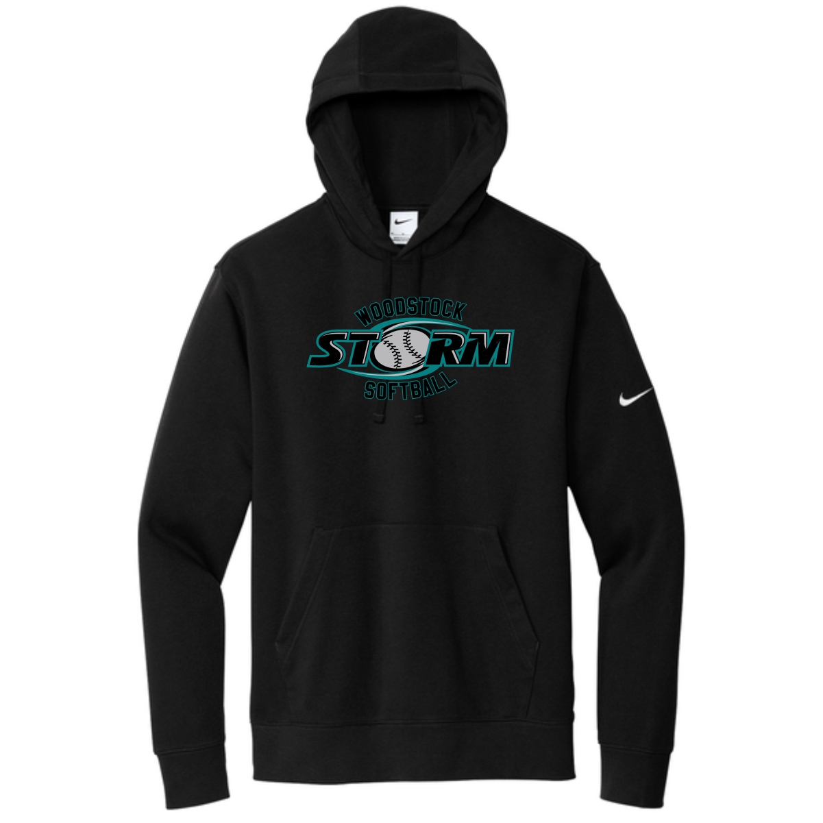 Woodstock Storm Softball Adult Nike Pullover Hoodie - Image 3