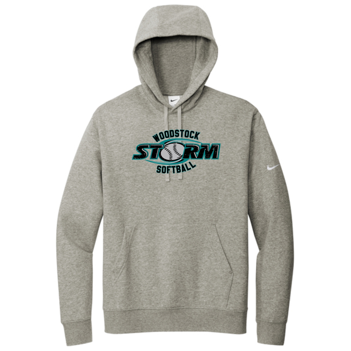 Woodstock Storm Softball Adult Nike Pullover Hoodie - Image 4