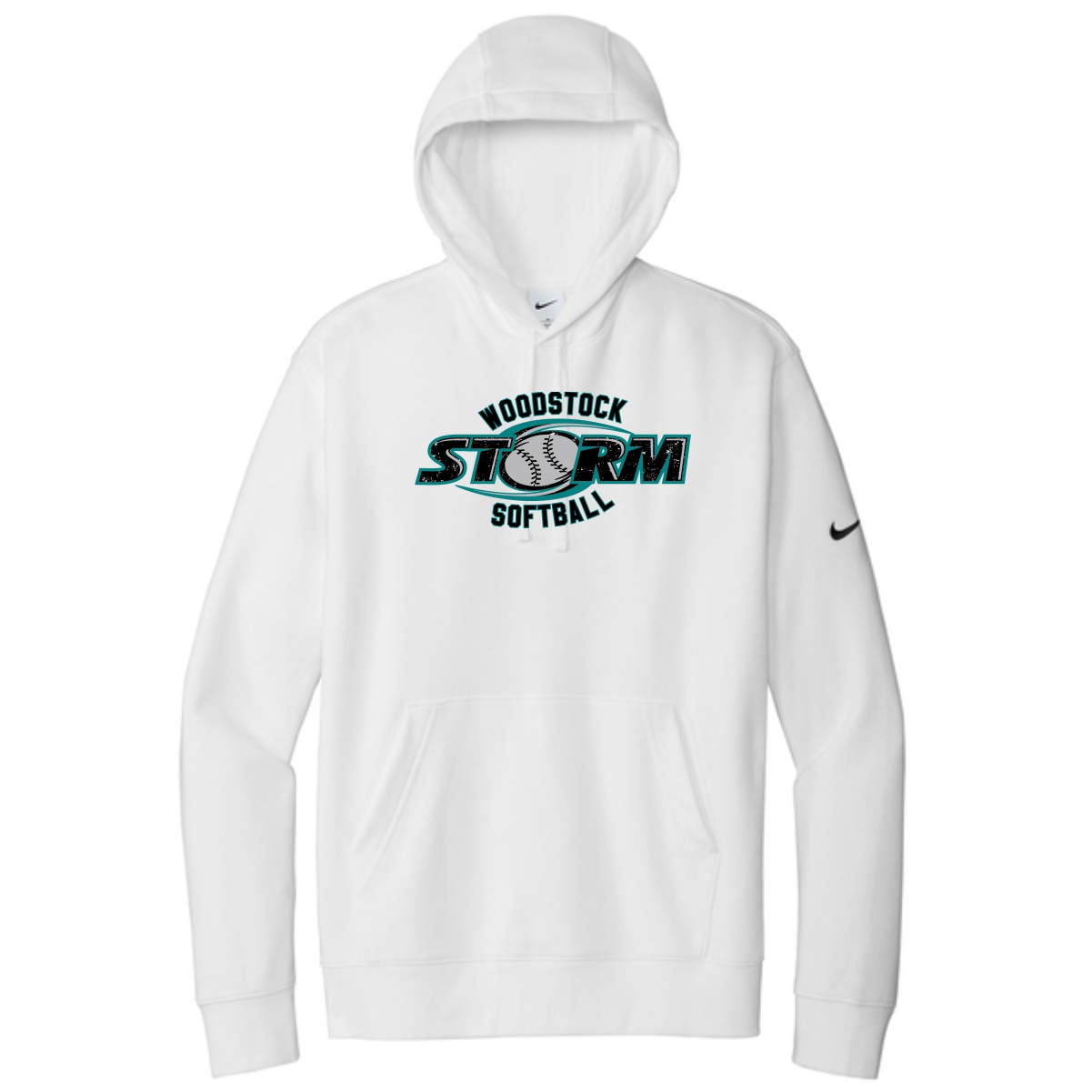 Woodstock Storm Softball Adult Nike Pullover Hoodie - Image 5