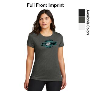 Woodstock Storm Softball Ladies Nike Tee