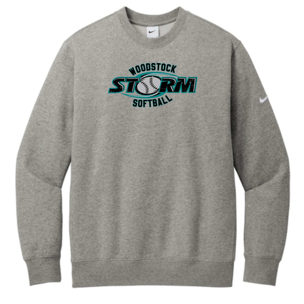 Woodstock Storm Softball Adult Nike Crew - Image 4