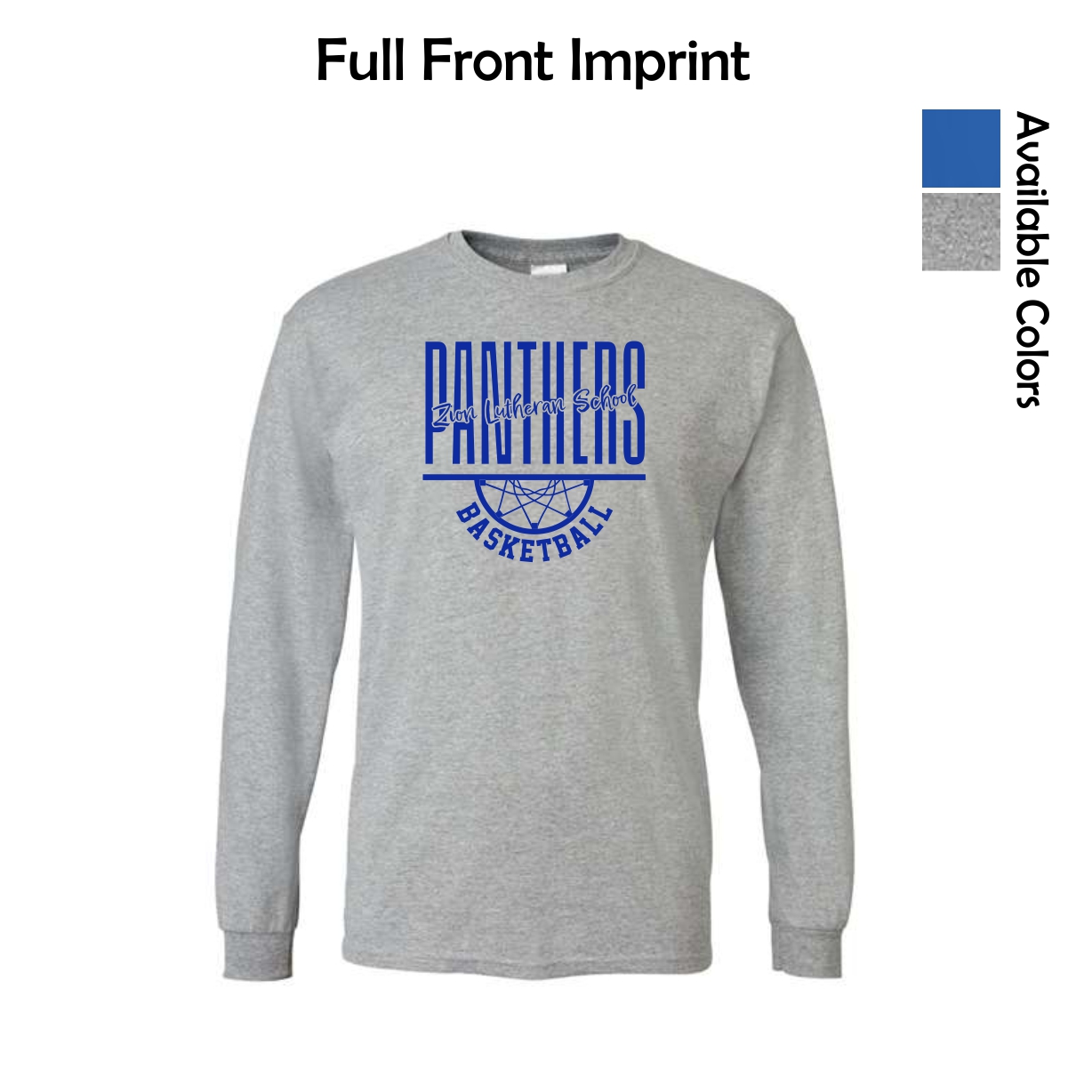 Zion Spiritwear 01 Basketball Adult & Youth Long Sleeve T-Shirt