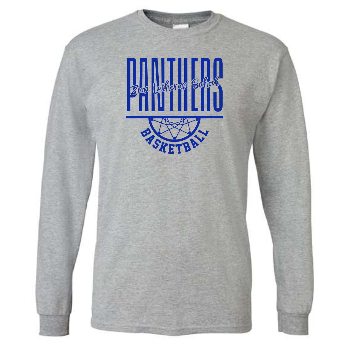 Zion Spiritwear 01 Basketball Adult & Youth Long Sleeve T-Shirt - Image 3