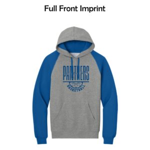 Zion Spiritwear 01 Basketball Adult Colorblock Raglan Hoodie Sweatshirt