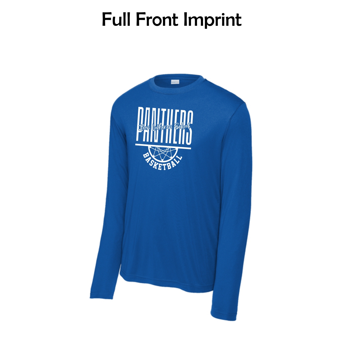 Zion Spiritwear 01 Basketball Adult & Youth Performance Long Sleeve Tee