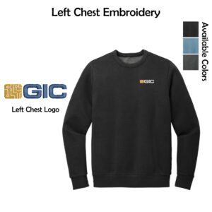 GIC District Wash Fleece Crew