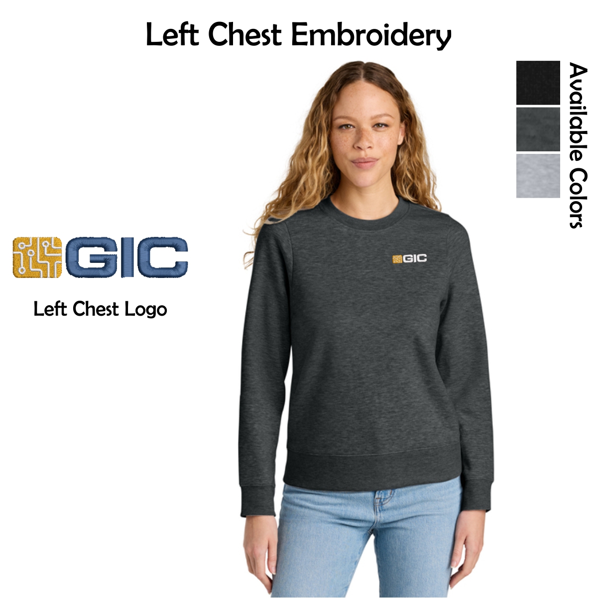 GIC Ladies District Fleece Crew