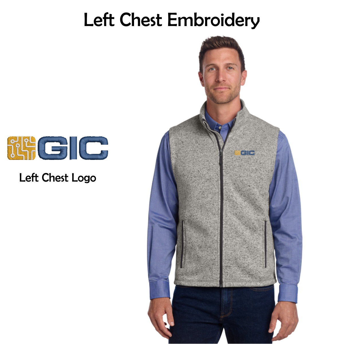 GIC Sweater Fleece Vest