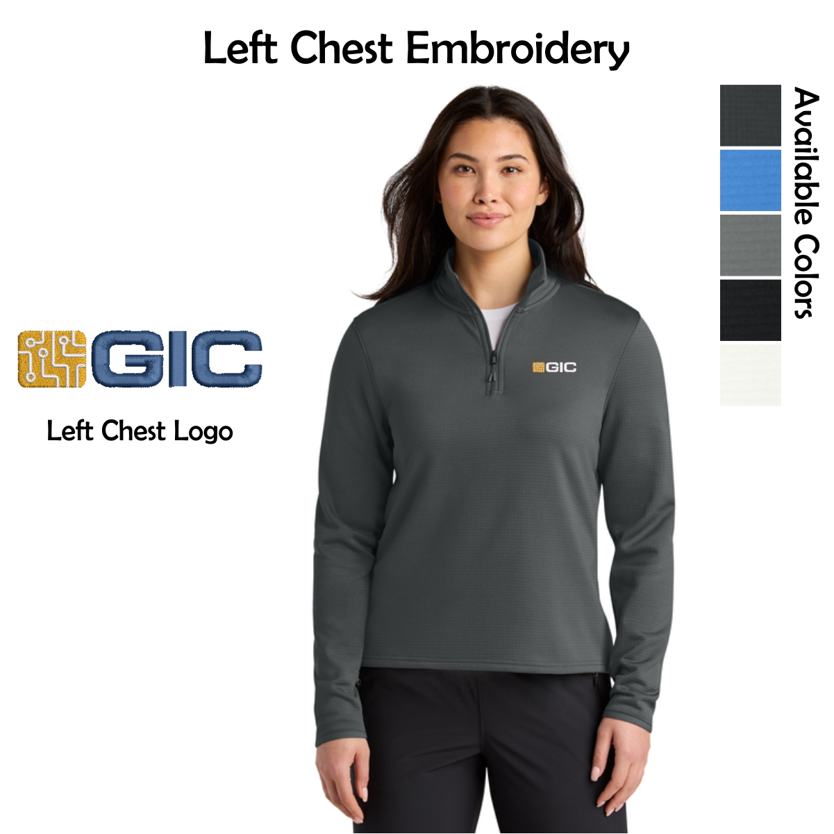 GIC Ladies The North Face 1/4-Zip Fleece