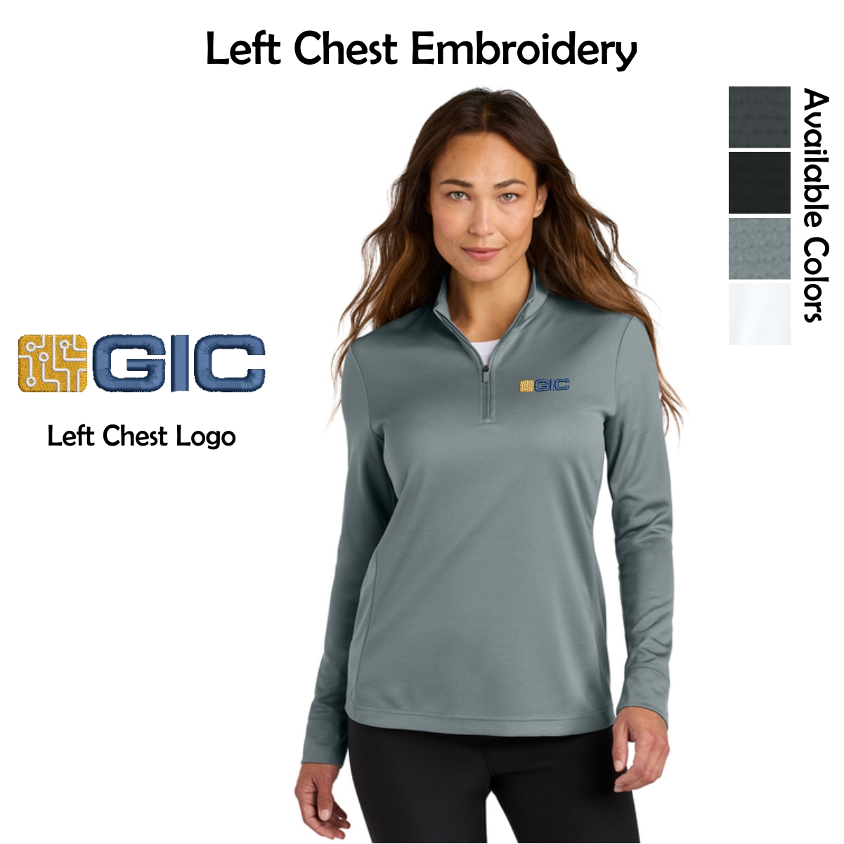 GIC Ladies Nike Essential 1/2-Zip Cover-Up