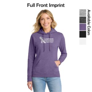 Hampshire Track & Field Ladies Pullover Hooded Sweatshirt