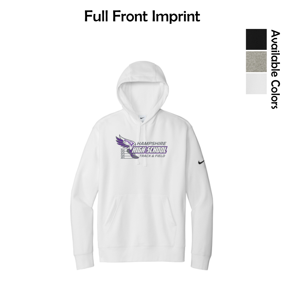 Hampshire Track & Field Nike Pullover Hoodie