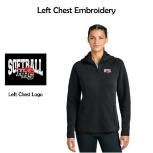 Huntley HS Softball Ladies Phenom Full-Zip Hoodie
