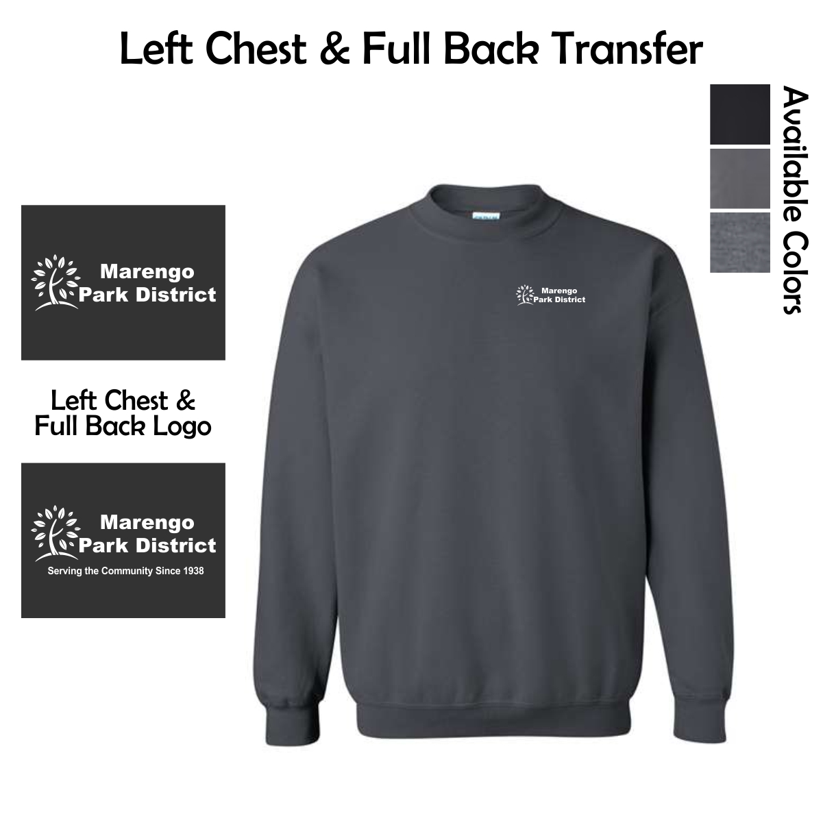 Marengo Park District Staff Heavy Blend™ Crewneck Sweatshirt