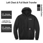 Marengo Park District Staff Carhartt Midweight Hooded Sweatshirt (Including Tall Sizes)