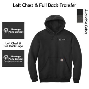 Marengo Park District Staff Carhartt Midweight Hooded Sweatshirt (Including Tall Sizes)