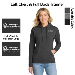 Marengo Park District Staff Ladies Pullover Hooded Sweatshirt