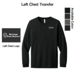 Marengo Park District Staff BELLA+CANVAS Triblend Long Sleeve Tee