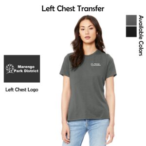 Marengo Park District Staff Ladies BELLA+CANVAS Short Sleeve Tee