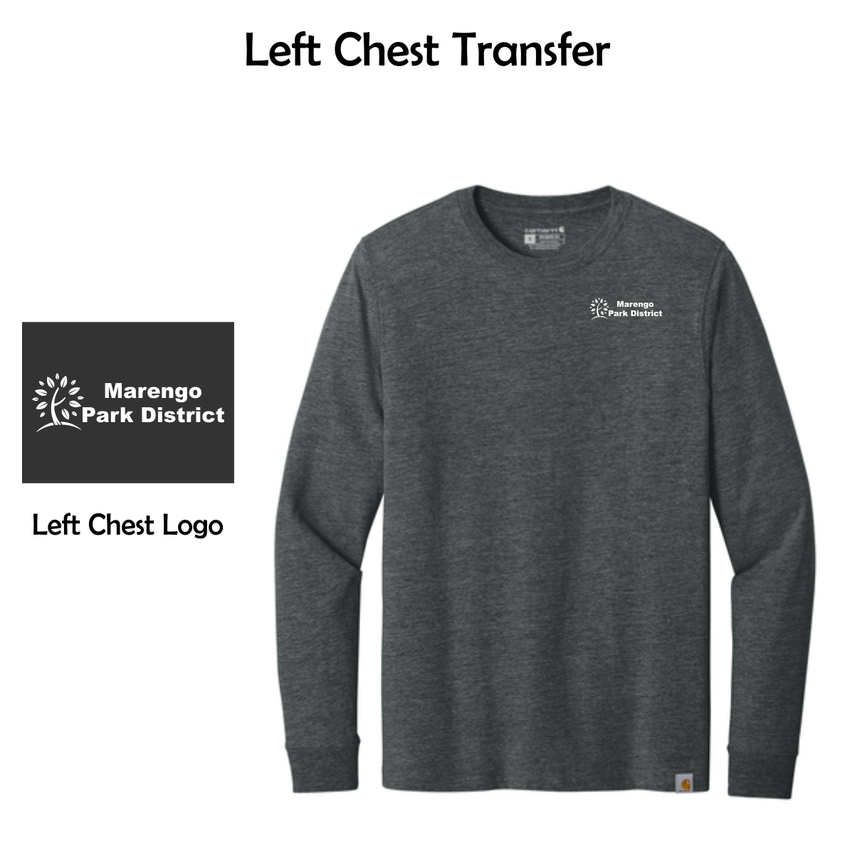 Marengo Park District Staff Carhartt Long Sleeve T-Shirt