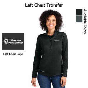 Marengo Park District Staff Ladies Eddie Bauer Mid Layer Fleece 1/2-Zip