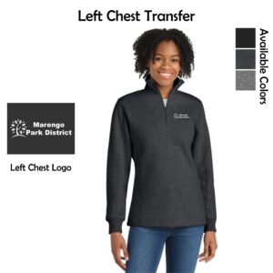 Marengo Park District Staff Ladies Sport-Tek 1/4-Zip Sweatshirt