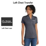 Marengo Park District Staff Ladies Sport-Tek Heather Polo