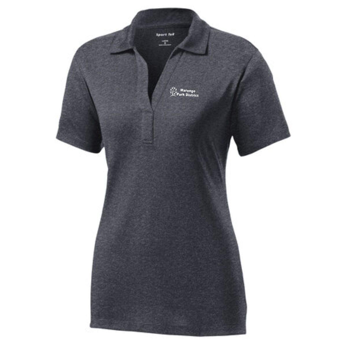 Marengo Park District Staff Ladies Sport-Tek Heather Polo - Image 2