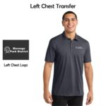 Marengo Park District Staff Sport-Tek Heather Polo