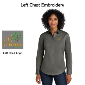Marengo Park District Staff Venue Ladies Twill Shirt