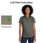 Marengo Park District Staff Venue Ladies Short Sleeve Twill Shirt