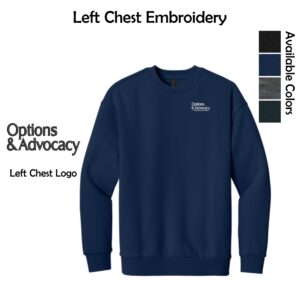 Options & Advocacy Heavyweight Fleece Crew (Oversized fit)
