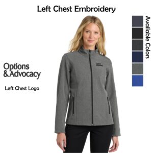 Options & Advocacy Ladies Soft Shell Jacket