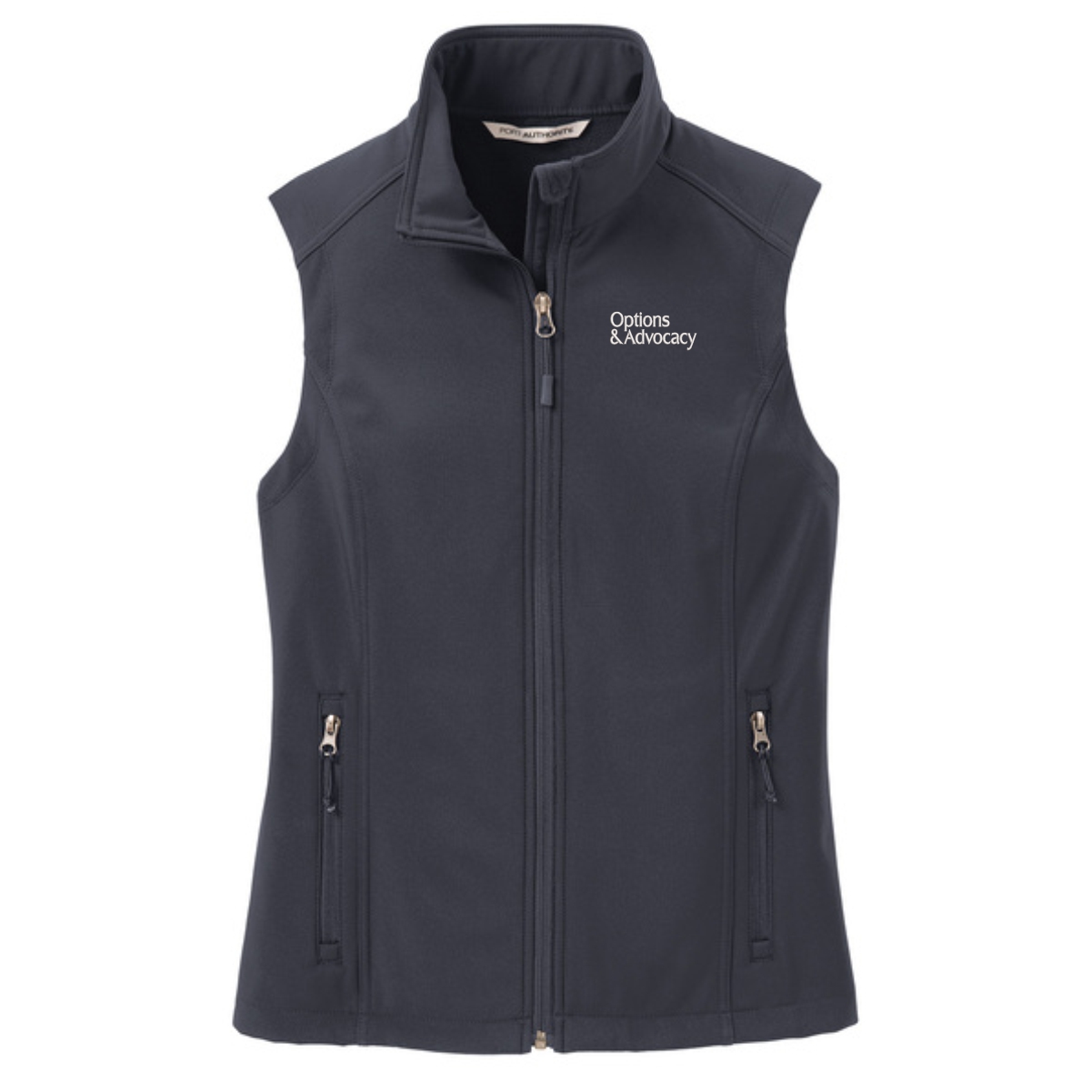 Options & Advocacy Ladies Soft Shell Vest - Image 2