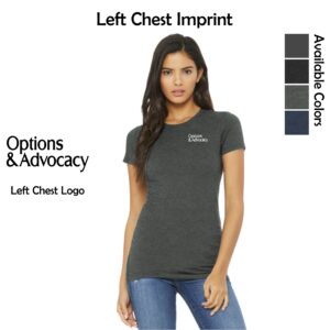 Options & Advocacy Ladies BELLA + CANVAS Slim Fit Tee