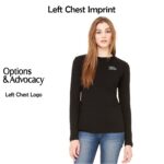 Options & Advocacy Ladies BELLA+CANVAS Long Sleeve Tee