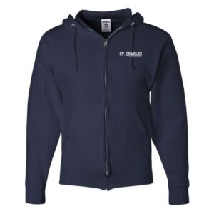 St. Charles Borromeo PE Youth & Adult Full-Zip Hooded Sweatshirt