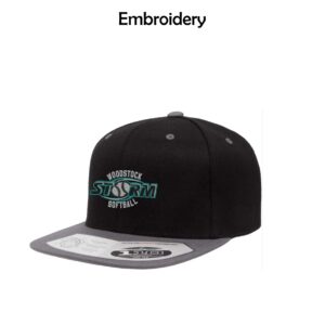 Woodstock Storm Softball Flexfit Snapback Cap