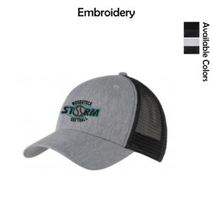 Woodstock Storm Softball Ladies Ponytail Cap