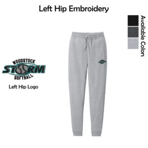 Woodstock Storm Softball Adult District Fleece Jogger